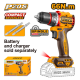 Ingco Cordless Compact Drill 66Nm Brushless 20V (Tool Only) - Non Impact Ingco Cordless Compact Drill 66Nm Brushless 20V (Tool Only) - Non Impact
