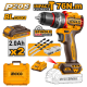 Ingco Cordless Compact Brushless Impact Drill 76Nm 20V Kit Ingco Cordless Compact Brushless Impact Drill 76Nm 20V Kit