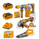 Ingco Cordless 3 in 1 Combo Kit Ingco Cordless 3 in 1 Combo Kit