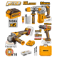 Ingco 3 Piece Cordless Industrial Combo Kit Ingco 3 Piece Cordless Industrial Combo Kit