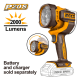 Ingco Cordless Work Lamp 20V 2000 Lumens (Tool only) Ingco Cordless Work Lamp 20V 2000 Lumens (Tool only)