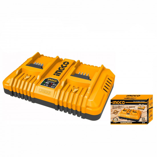 Ingco Dual Battery Fast Intelligent Charger Ingco Dual Battery Fast Intelligent Charger
