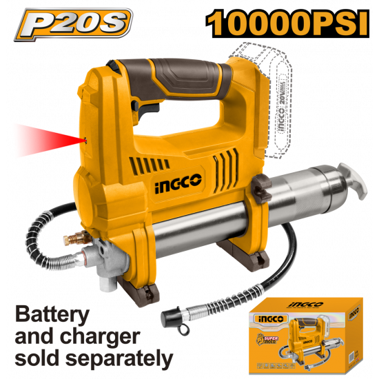 Ingco 20V Lithium-Ion Grease Gun Ingco 20V Lithium-Ion Grease Gun