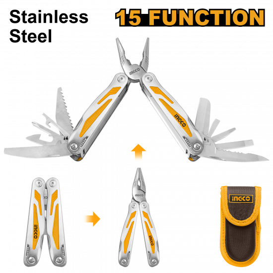 Ingco Foldable Multi-Function Tool 15 Different Functions