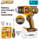 Ingco Cordless Heat Gun 20V with LCD screen (Tool Only) Ingco Cordless Heat Gun 20V with LCD screen (Tool Only)