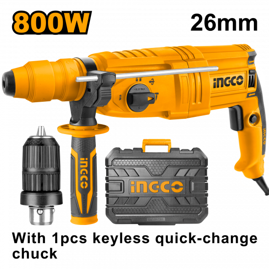 Ingco Rotary Hammer Sds Plus System 800W Ingco Rotary Hammer Sds Plus System 800W