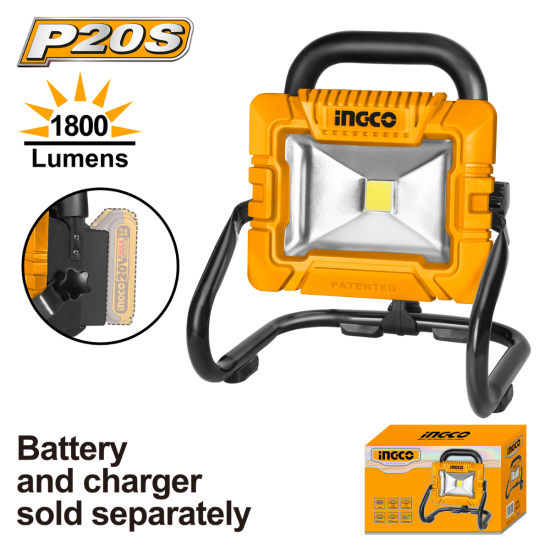 Special - Ingco Cordless Work Lamp 1800 Lumens 20V P20s (Tool Only) Special - Ingco Cordless Work Lamp 1800 Lumens 20V P20s (Tool Only)