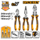 Ingco Plier Set - 3 Piece Ingco Plier Set - 3 Piece